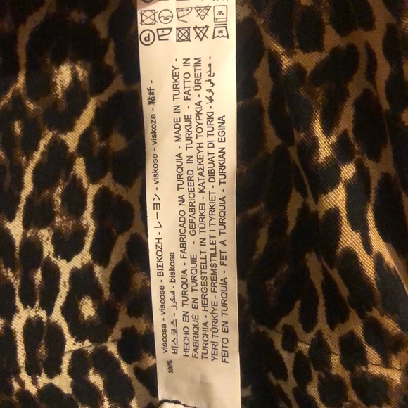 ZARA cheetah flowy dress with pockets - Picture 7 of 7